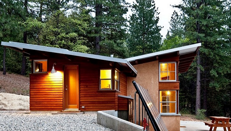 Breathtaking Forest-Fringed Wood Cabins